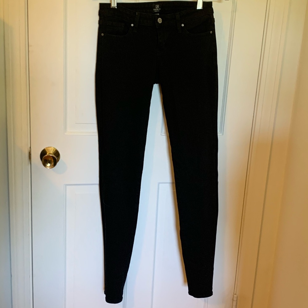 Just Black skinny jeans. 27 waist. Low rise